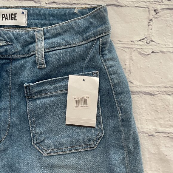 Paige Nellie High Waist Patch Pocket Jean - Picture 8 of 10